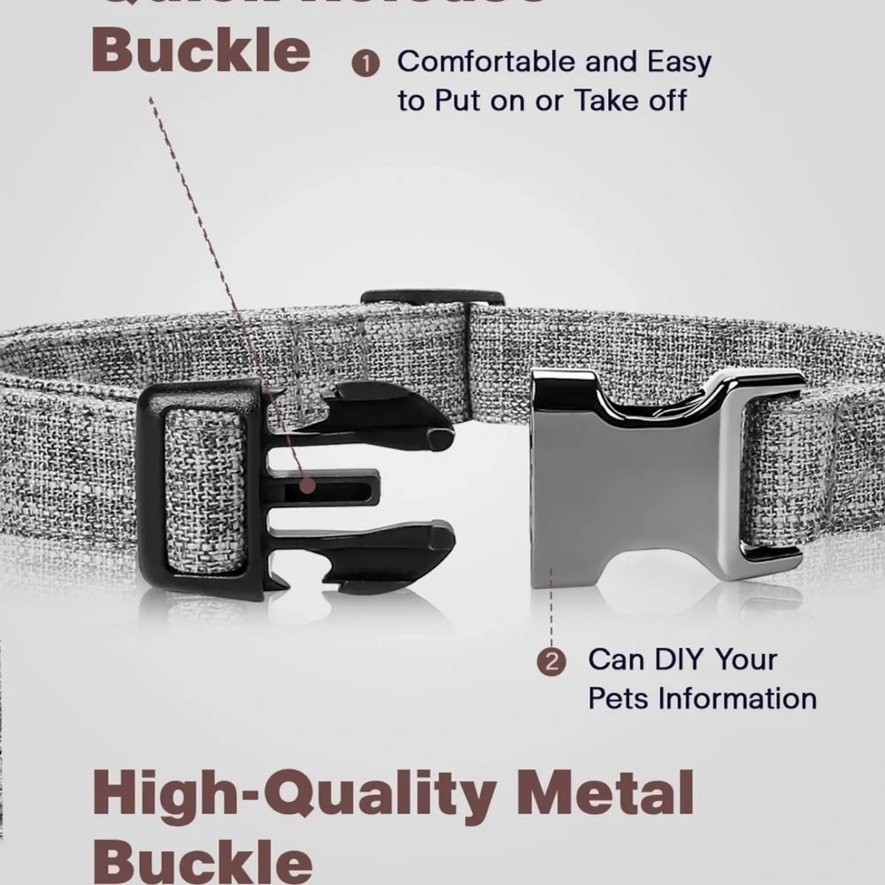 AirTag Dog Collar, Dog Collar for Medium Dogs with Air Tag Holder Case